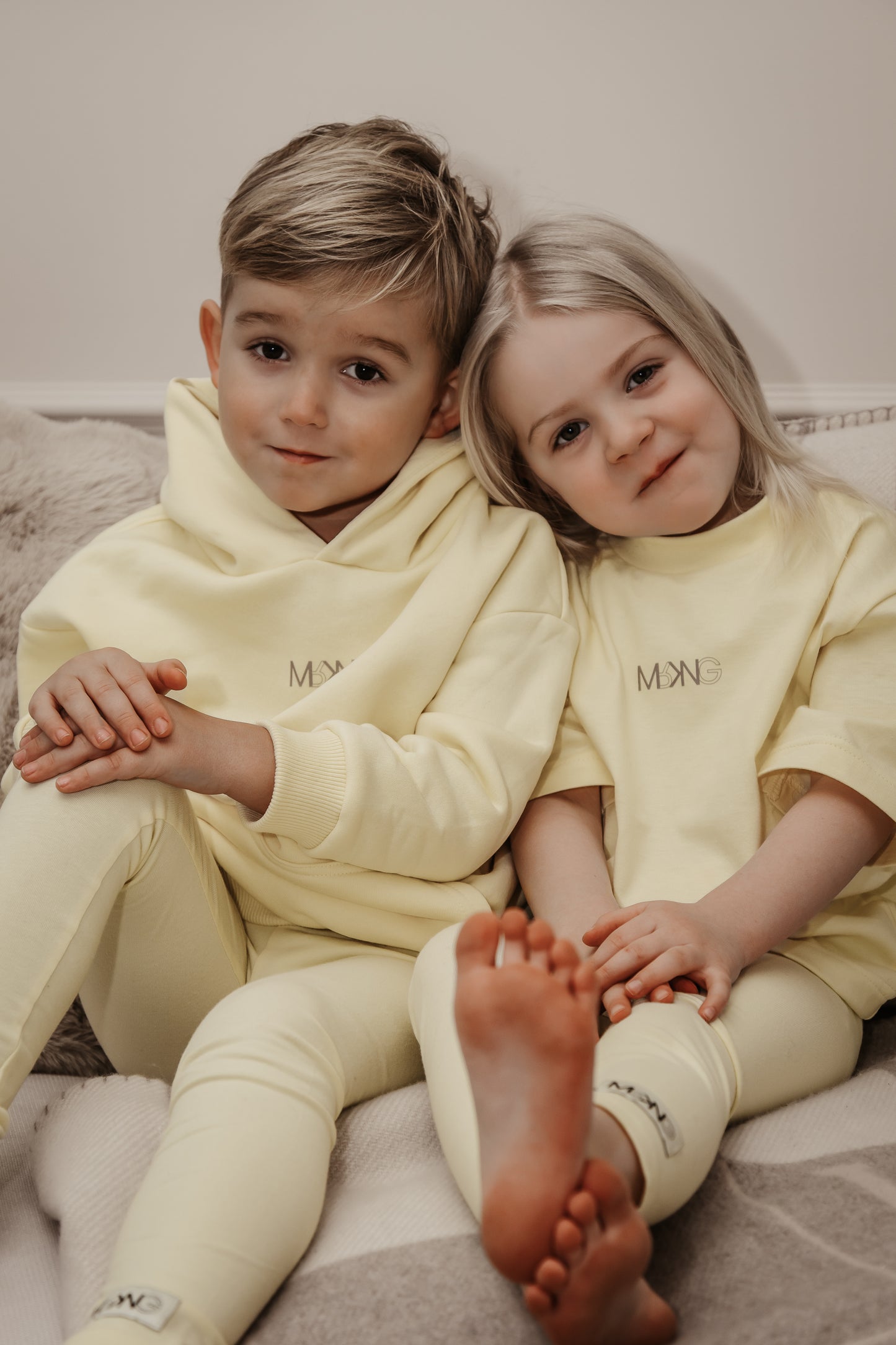 KIDS LEGGINGS BUTTER YELLOW