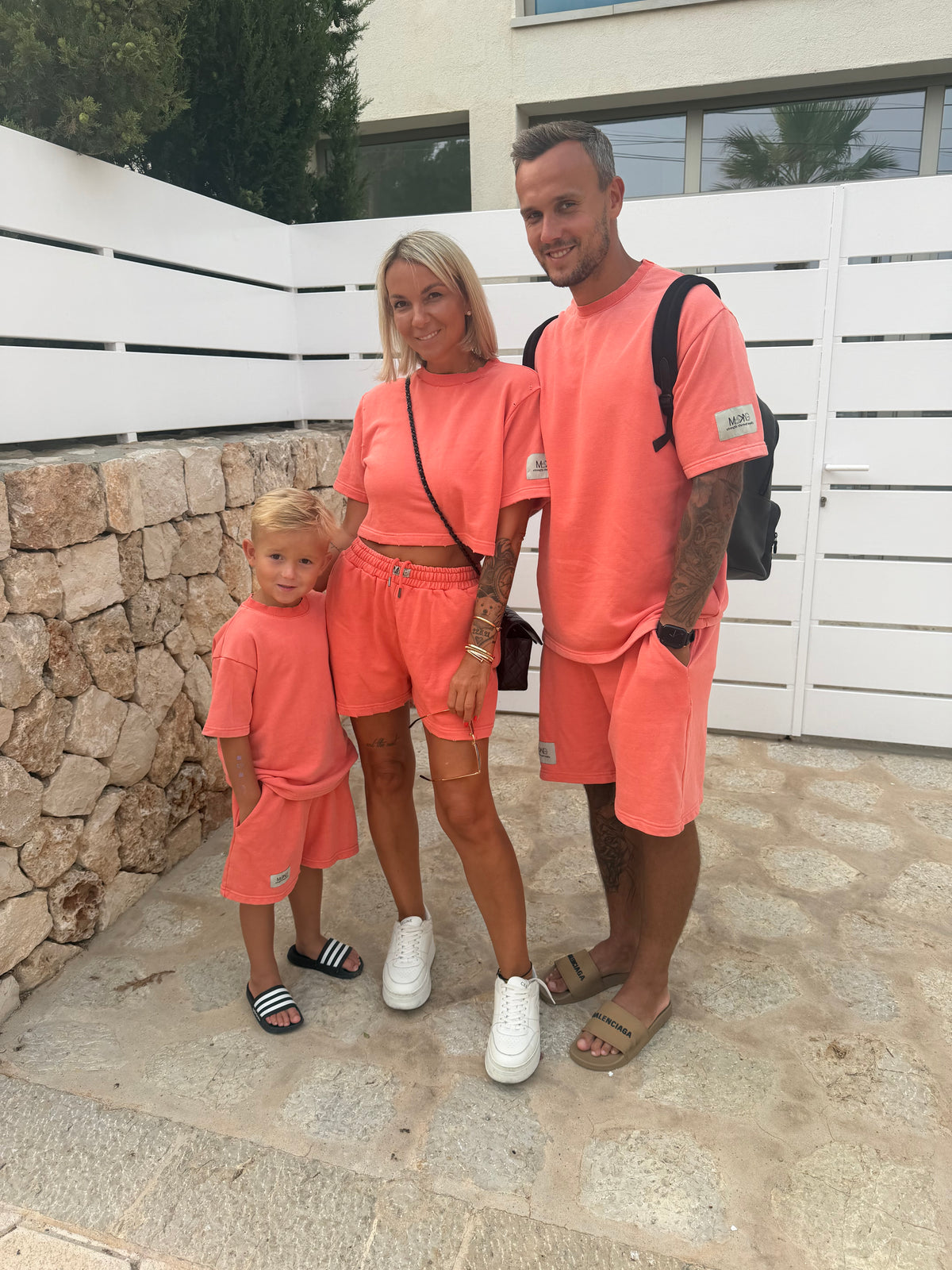 WOMEN CROP SHIRT WASHED CORAL