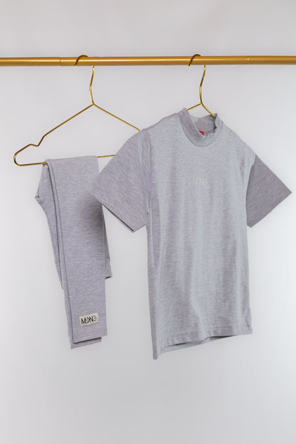 KIDS LEGGINGS STONE GREY