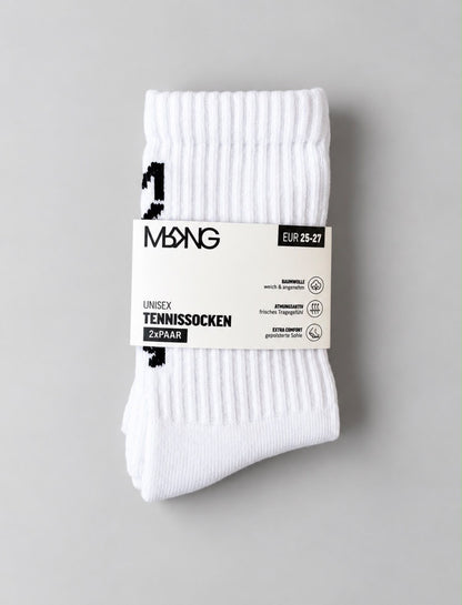 KIDS MRKNG TENNIS SOCKS 2 PACK - STYLE A