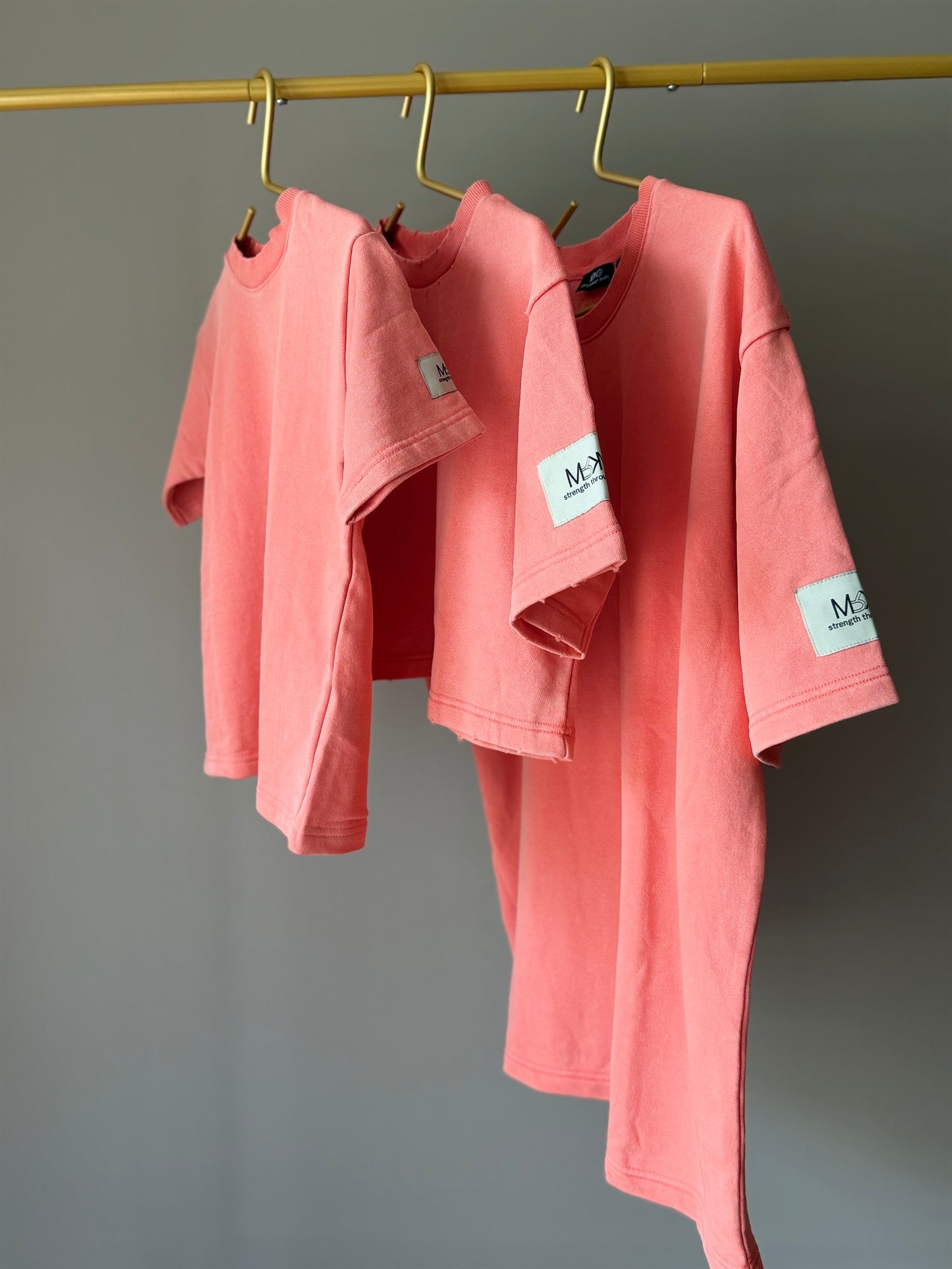 KIDS SHIRT WASHED CORAL