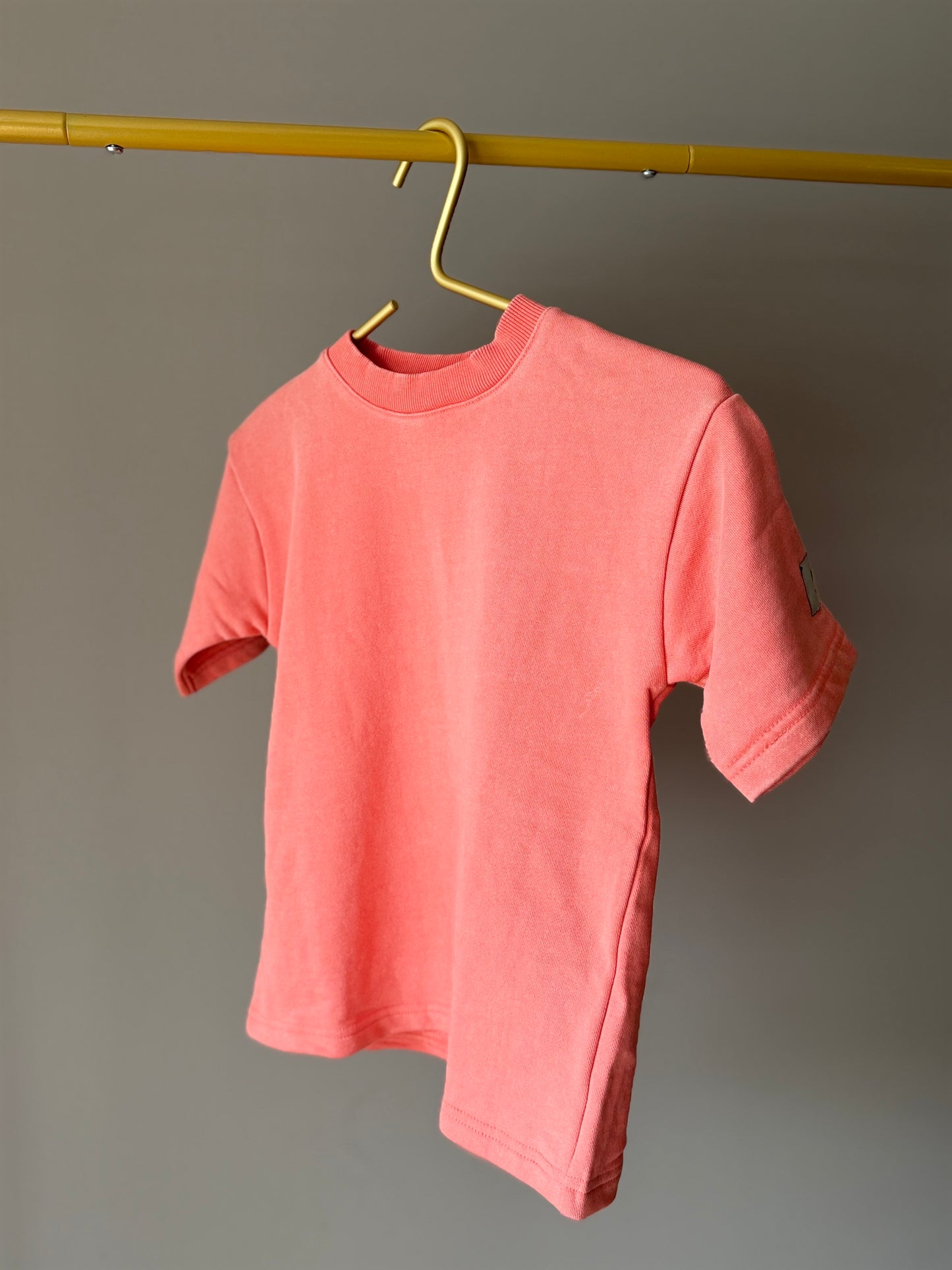KIDS SHIRT WASHED CORAL