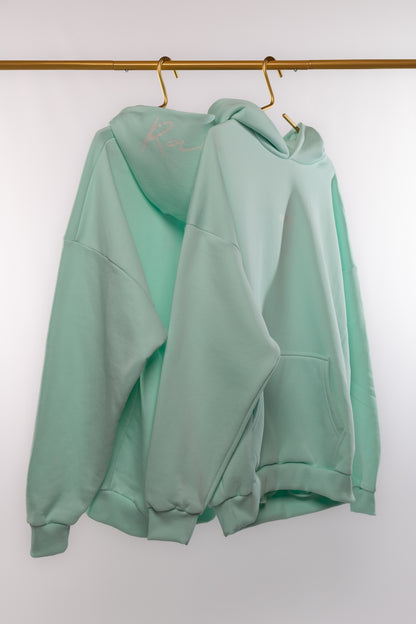 HOODIE "Raised" GLACIER MINT