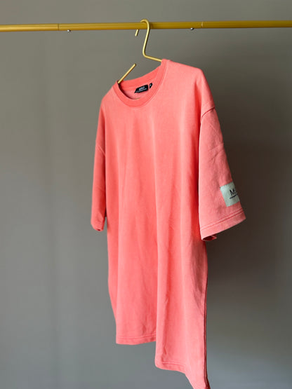 UNISEX SHIRT WASHED CORAL