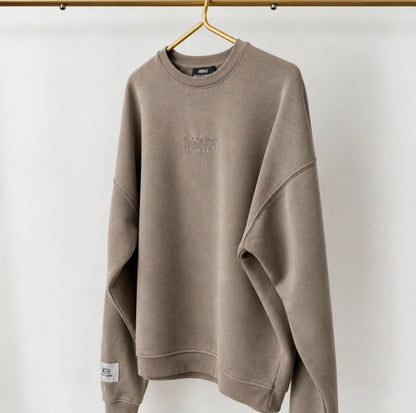 UNISEX MRKNG OVERSIZED SWEATER FADED GREIGE