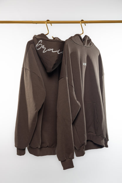 HOODIE "Graced" SMOKED MOCHA