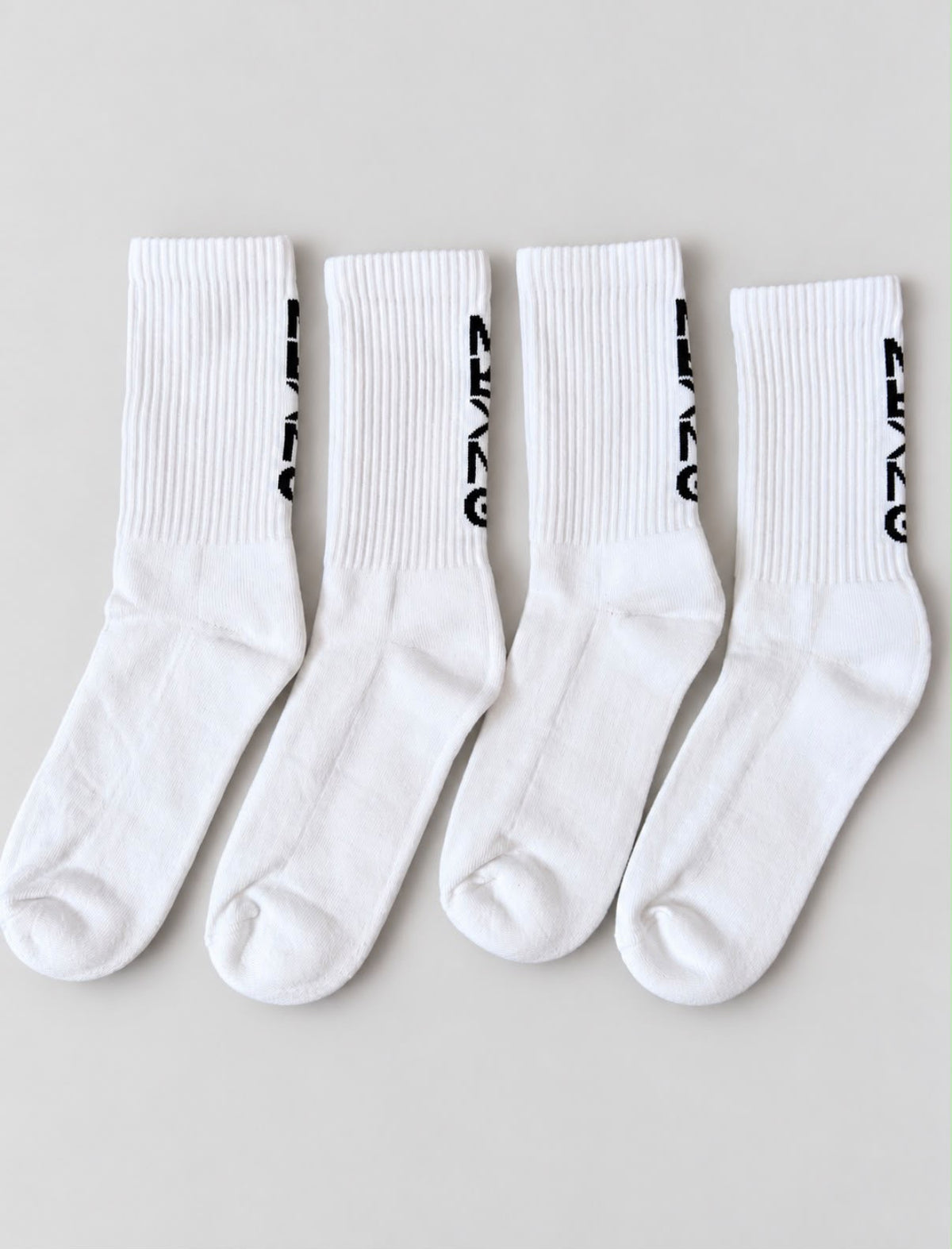 UNISEX MRKNG TENNIS SOCKS 2 PACK - STYLE A
