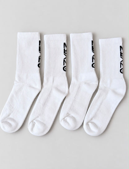 UNISEX MRKNG TENNIS SOCKS 2 PACK - STYLE A