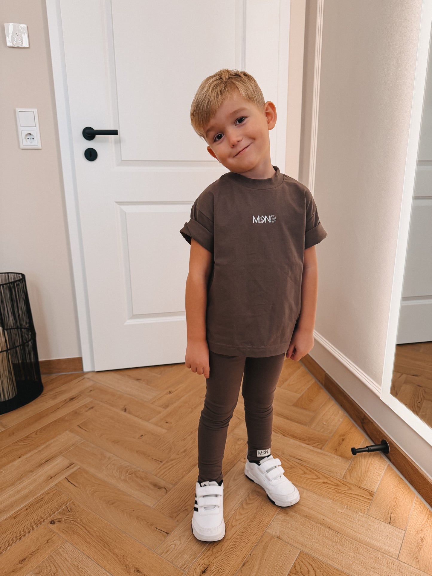 KIDS SHIRT "Raised" SMOKED MOCHA