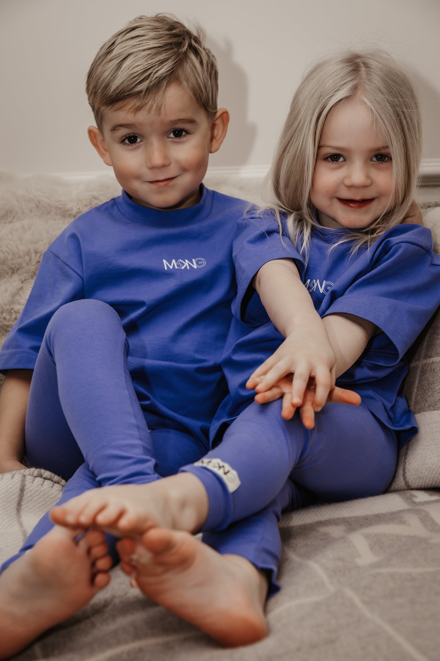 KIDS LEGGINGS LAVENDER BLUE