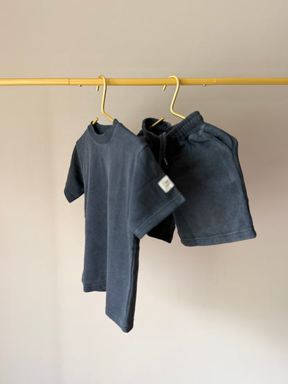 KIDS SHIRT ASH BLACK