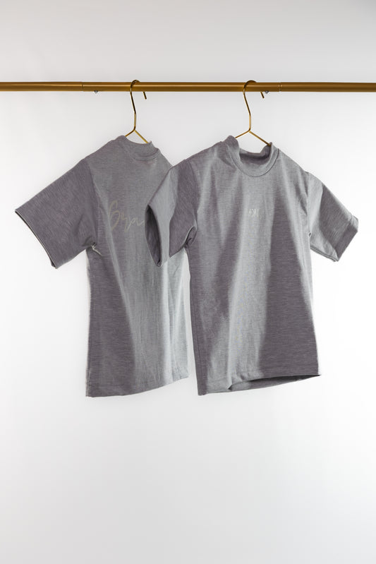 KIDS SHIRT "Graced" STONE GREY