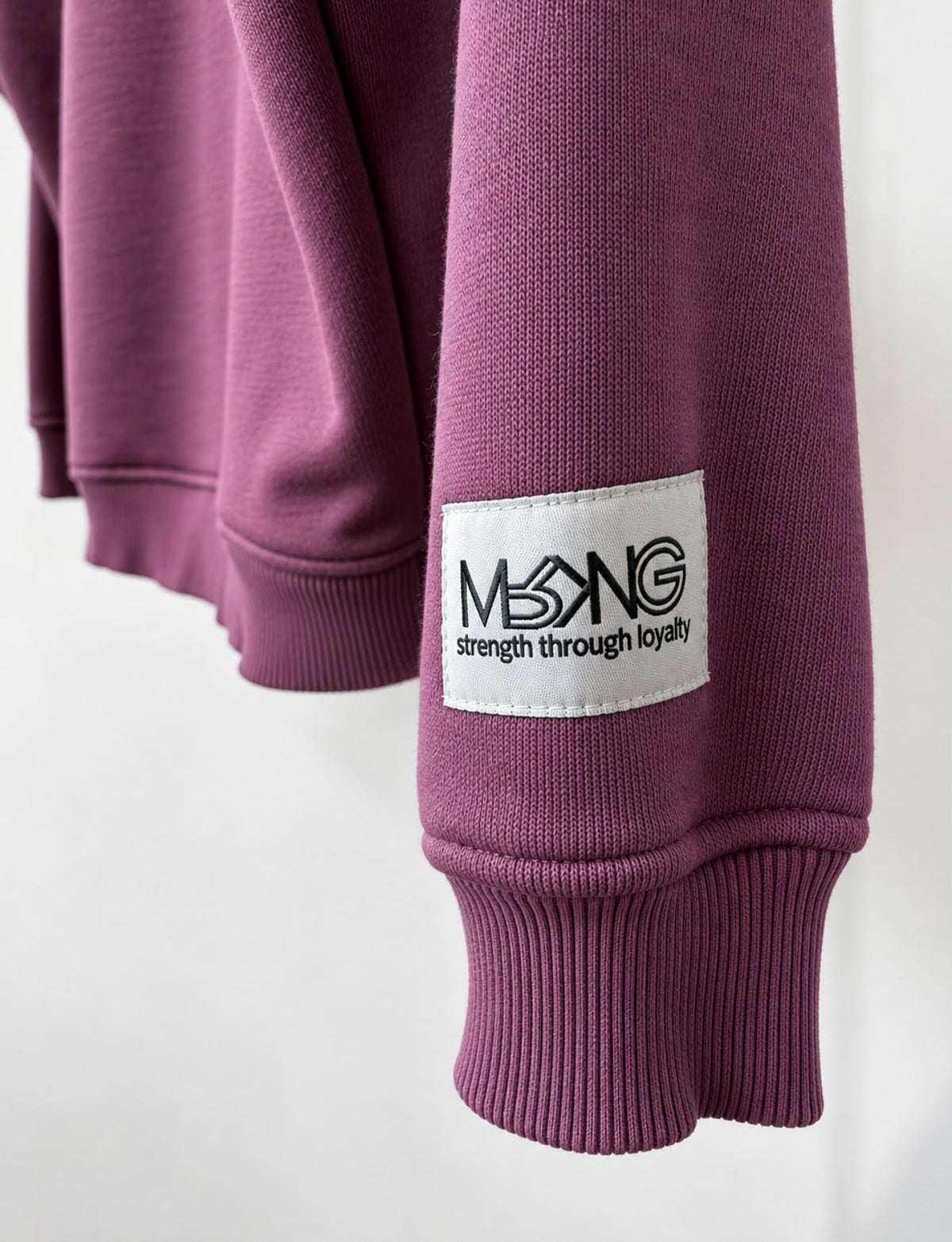 KIDS MRKNG SWEATER FADED PLUM