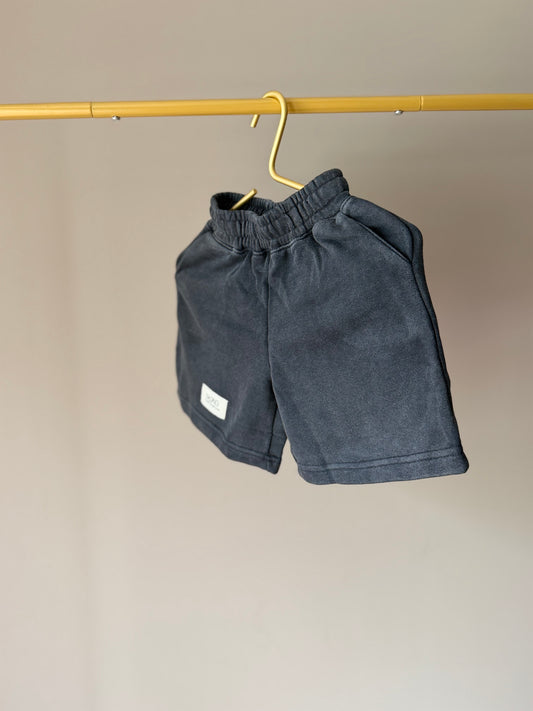 KIDS SHORTS ASH BLACK
