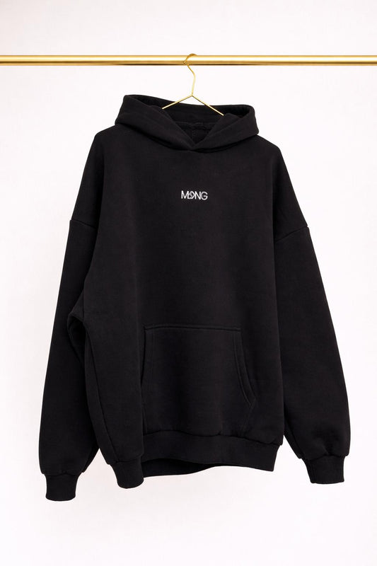 HOODIE "Crowned" ONYX BLACK