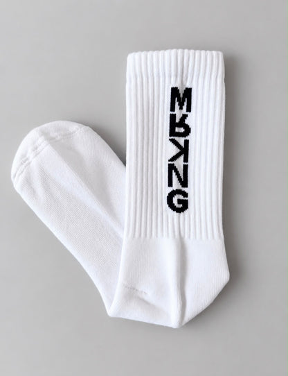 UNISEX MRKNG TENNIS SOCKS 2 PACK - STYLE A