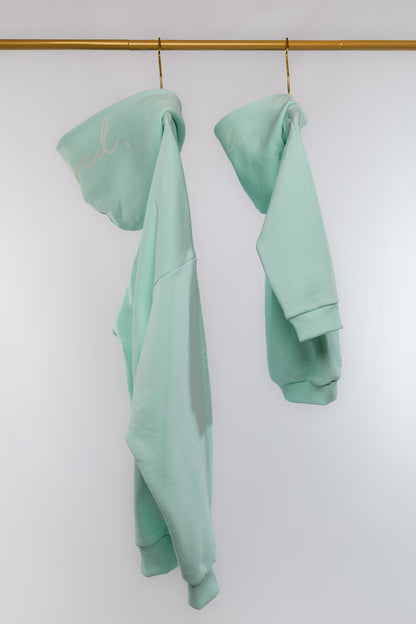 HOODIE "Raised" GLACIER MINT