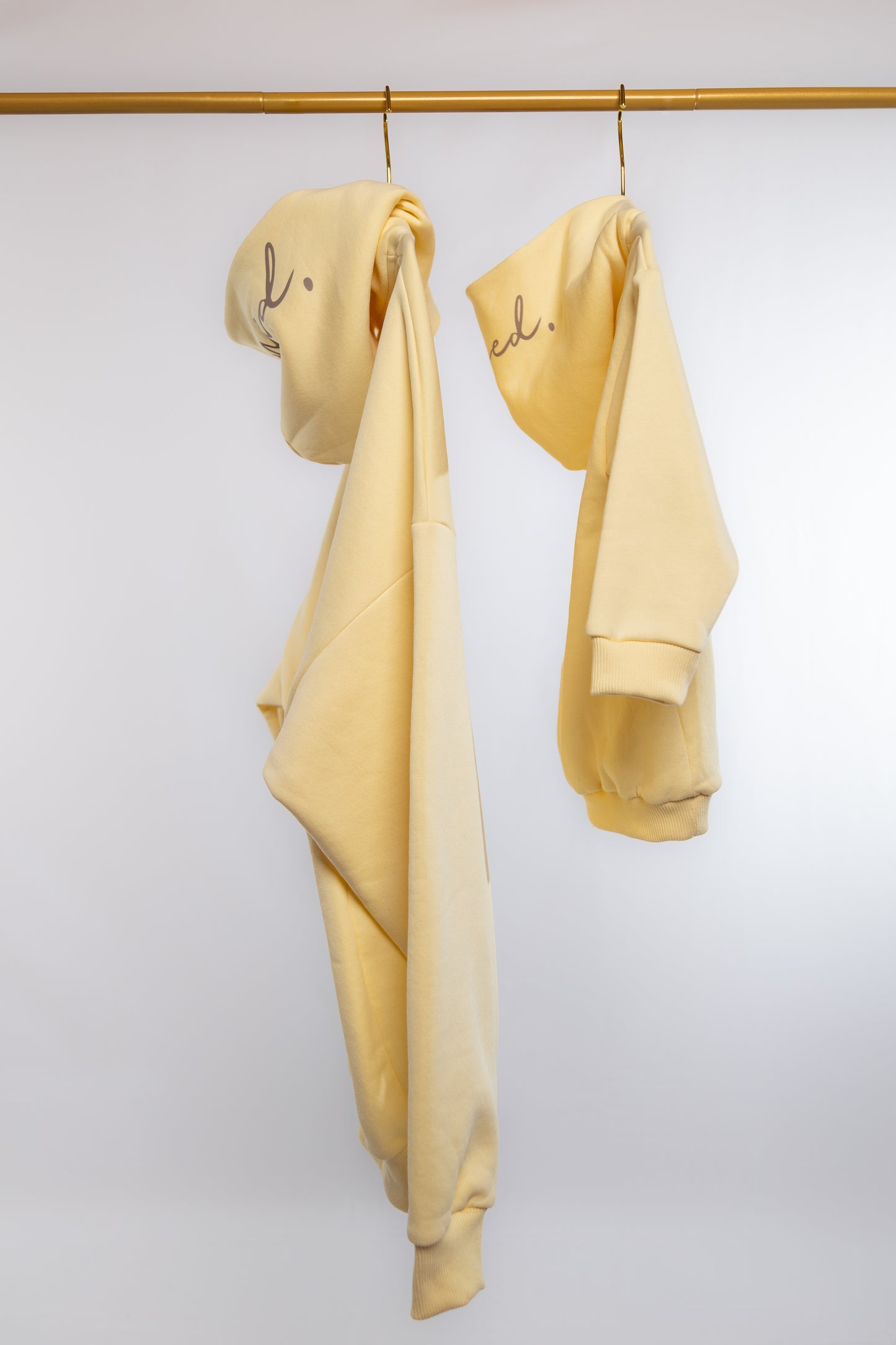 HOODIE "Crowned" BUTTER YELLOW