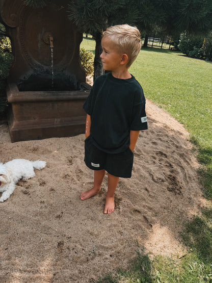 KIDS SHIRT ASH BLACK