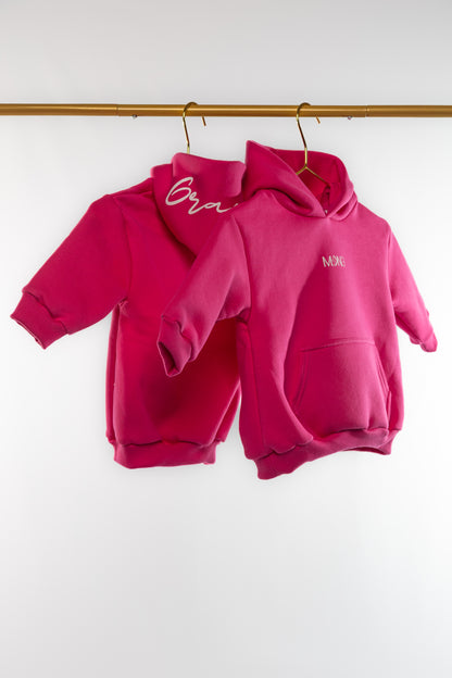 KIDS HOODIE "Graced" FUCHSIA