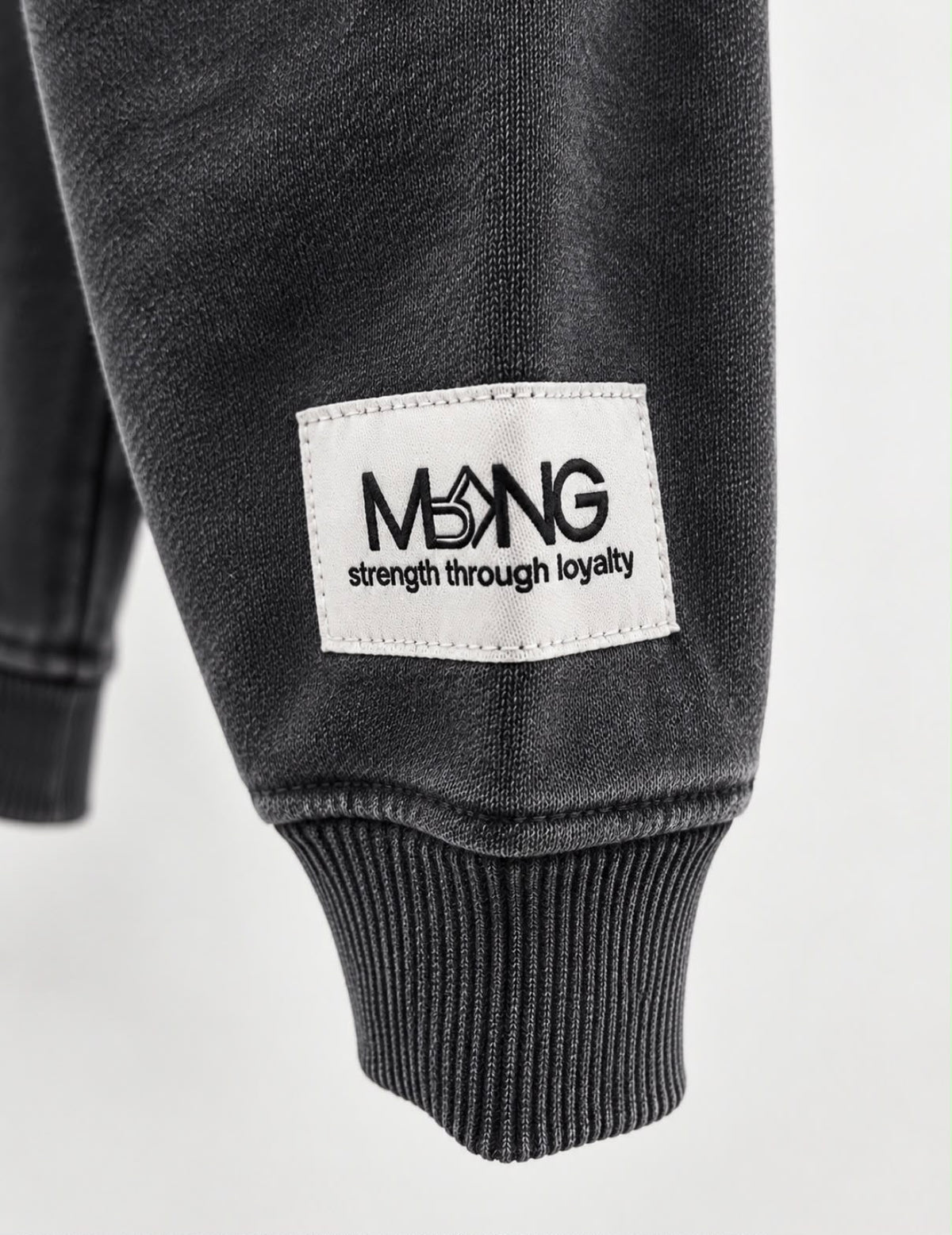 KIDS MRKNG SWEATER WASHED BLACK