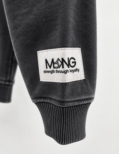 KIDS MRKNG SWEATER WASHED BLACK