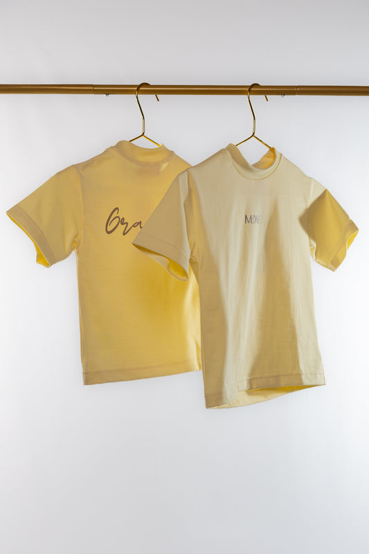 KIDS SHIRT "Graced" BUTTER YELLOW