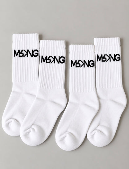 KIDS MRKNG TENNIS SOCKS 2 PACK - STYLE B